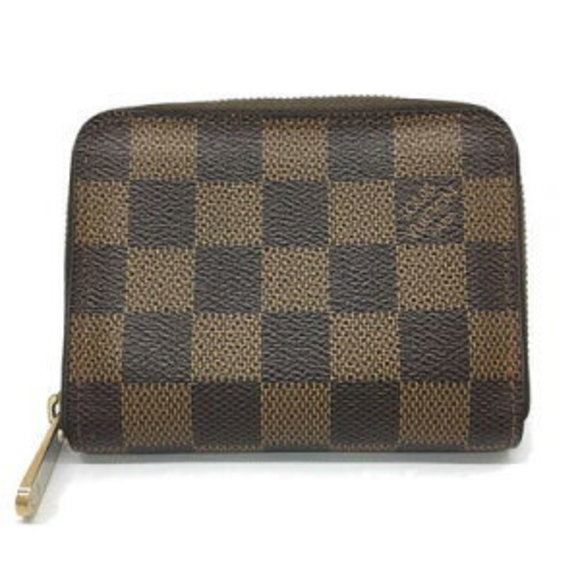 Louis Vuitton Zippy Case Damier Ebene Brown Card - Picture 1 of 7